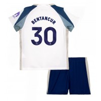 Tottenham Hotspur Rodrigo Bentancur #30 Domáci Detský futbalový dres 2025-26 Krátky Rukáv (+ trenírky)